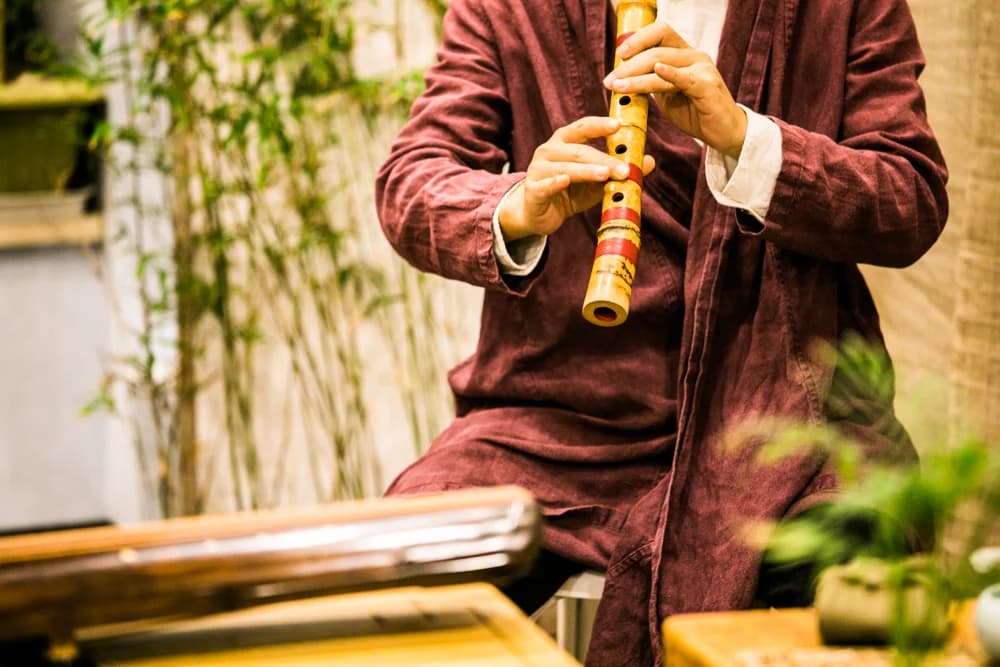 Japanische Bambusflöte/ Shakuhachi