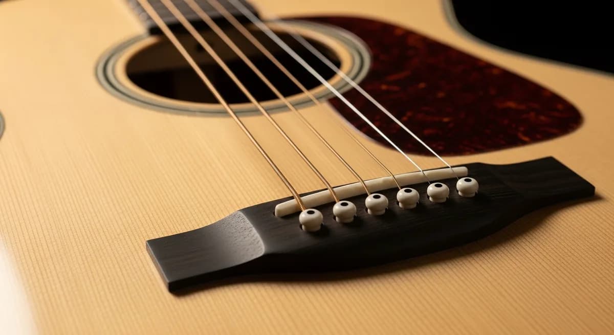 Das Material der Gitarren-Decke